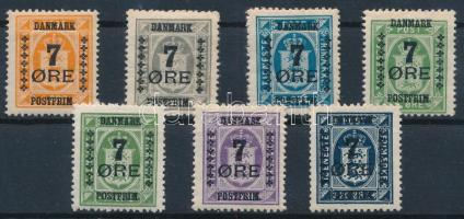 Dánia 1926 Mi 159-165 szép minőség