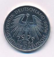 Német Szövetségi Köztársaság 1986D 5M Cu-Ni "600 éves a Heidelberg Egyetem" T:UNC FRG 1986D 5 Mark Cu-Ni "600th Anniversary - Heidelberg University" C:UNC Krause KM#164