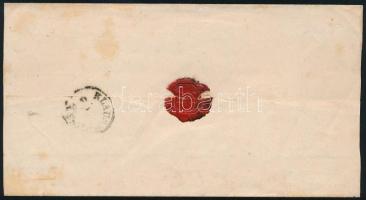 1858 10kr levélen Kolozsvárra / Mi 14 on cover, "MAROS VÁSÁRHELY" - "KLAUSENBURG&quot...