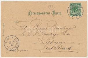 1899 Pekre, Pickerndorf, Pickern bei Marburg; Dr. O. Reiser's Eigenbau Ausschank, Kirche St. Wo...