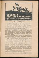 1926 Az Újpest Népszigetre tervezett Nemzeti Cserkész Nagytábor előzetes ismertető füzete, Márton La...