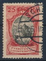 Liechtenstein 1921 Mi 54b ritka darab! (Mi EUR 150.-)