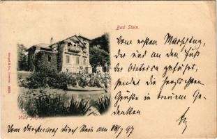 1897 Kamnik, Stein, Bad Stein in Krain; Villa Neptun. Stengel &amp; Co. (EK)