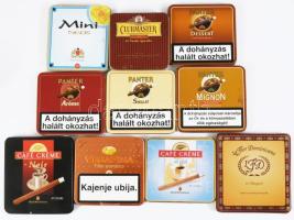 10 darab klf fém szivarkás doboz