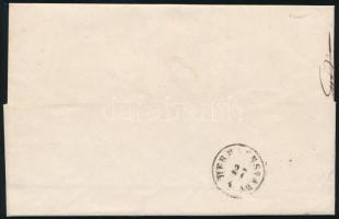 ~1864 2kr levélen / Mi 30 on cover, "KRONSTADT" - "HERMANNSTADT" (22.000)