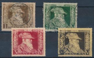 Német Államok Bayern 1911 Mi 86, 87, 88, 91 mind I. típusok, szép darabok (min. Mi EUR 162.-)