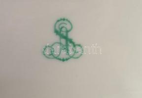 cca 1880 Nemesi monogramos szószkínáló edény, jelzés nélkül, hibátlan, 21x18 cm