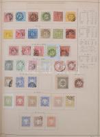 Schaubek régi album, benne rengeteg európai és tengerentúli bélyeg, sok érdekes és jó kiadással, de ...