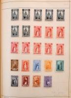 Schaubek régi album, benne rengeteg európai és tengerentúli bélyeg, sok érdekes és jó kiadással, de ...