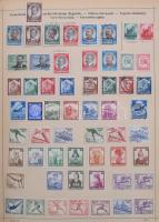 Schaubek régi album, benne rengeteg európai és tengerentúli bélyeg, sok érdekes és jó kiadással, de ...