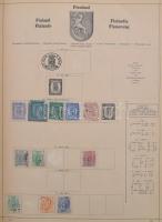 Schaubek régi album, benne rengeteg európai és tengerentúli bélyeg, sok érdekes és jó kiadással, de ...