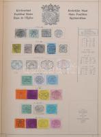 Schaubek régi album, benne rengeteg európai és tengerentúli bélyeg, sok érdekes és jó kiadással, de ...