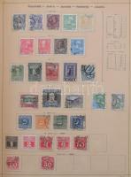 Schaubek régi album, benne rengeteg európai és tengerentúli bélyeg, sok érdekes és jó kiadással, de ...