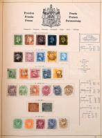 Schaubek régi album, benne rengeteg európai és tengerentúli bélyeg, sok érdekes és jó kiadással, de ...