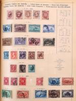 Schaubek régi album, benne rengeteg európai és tengerentúli bélyeg, sok érdekes és jó kiadással, de ...