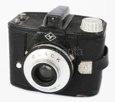 Agfa Clack 6x9 box fényképezőgép, tokjában.