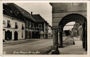 Gornja Radgona, Oberradkersburg, Felsőregede; Spodnji griz / street view, shops. Janko Susec (EK)