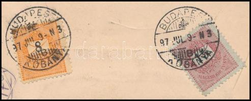 1897 Helyi ajánlott expressz levél 23kr-os tarifahelyes darab, 3kr (helyi levél díj) + 5kr (ajánlási...