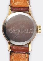 Omega női karóra, mechanikus, működik, foltos számlap, d: 18mm