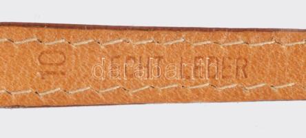 Omega női karóra, mechanikus, működik, foltos számlap, d: 18mm