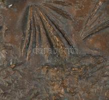 Borsos Miklós (1906-1990): Bronz plakett, jelzett, 11x14 cm