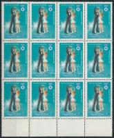 1983 Téli olimpia 1Ft 12-es ívszéli tömb (teljes ívből)