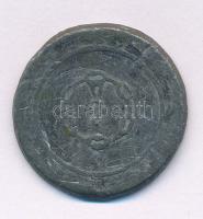 1848-1849. "2" Lánchíd ólom bárca (~24mm) T:VF peremhiba Hungary 1848-1849. "2" Chain Bridge lead token (~24mm) C:VF