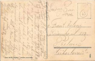 1923 Golica, Golitza, Kahkogel; Kadilnikova Koca vrh Golice, Triglav / tourist rest house (glue mark...