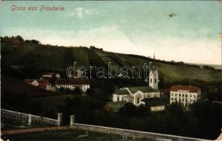 1913 Fram, Frauheim; general view with church, cemetery. Verlag Konrad Zamola (fa)