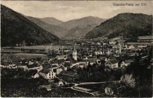 Vransko, Franz; general view, church (pinholes)