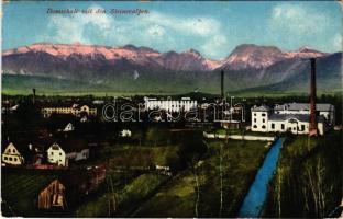 1914 Domzale, Domschale; mit den Steineralpen / general view (EK)