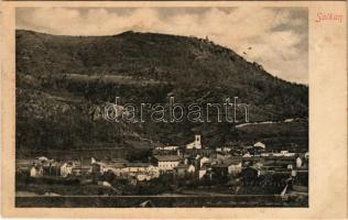 Solkan, Salcano; general view. Atelier Weiss (Gorica) (fl)