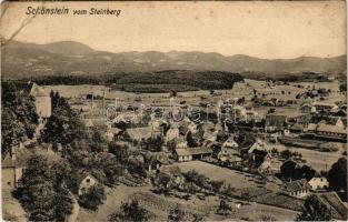 1914 Sostanj, Schönstein in Steiermark; general view. Verlag Adolf Orel (EB)