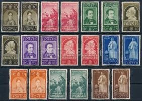 Olaszország 1937 2 x Mi 591-600 (Mi EUR 300,-)