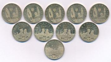 Románia 2019. 50b forgalmi emlékpénz (10db, 3xklf) T:AU,XF
Romania 2019. 50 Bani circulating commem...