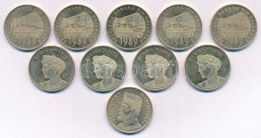 Románia 2019. 50b forgalmi emlékpénz (10db, 3xklf) T:AU,XF
Romania 2019. 50 Bani circulating commem...