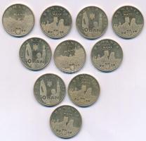 Románia 2019. 50b forgalmi emlékpénz (10db, 3xklf) T:AU,XF
Romania 2019. 50 Bani circulating commem...