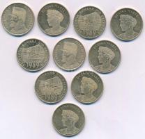 Románia 2019. 50b forgalmi emlékpénz (10db, 3xklf) T:AU,XF
Romania 2019. 50 Bani circulating commem...