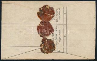 1870 Hivatalos levél "NÉMET BOLLY" + "ÁLÍTÓLAG"