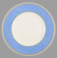 Villeroy &amp; Boch "Julie Ciel" mintás 9 részes nagytányér garnitúra, jelzett, hibátl...