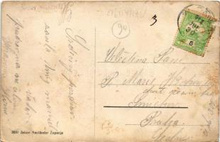 1914 Zsupanya, Zupanja; Kot. Sud i Svratiste Weinbergera / Járásbíróság, Weinberger vendéglője. Jako...