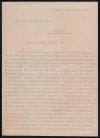 1871-1946 3 db vegyes irat (levél vitézi aláírással, katonai és jogi irat)