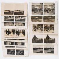 cca 1910 Nagy sztereófotó tétel, változatos, érdekes felvételekkel: Japán, Himalája, Közép- és Dél-A...