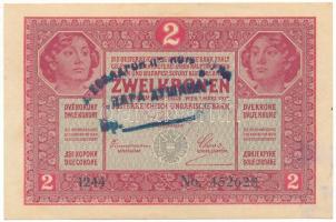 1917. 2K "1244 452628" hamis(?) szerb felülbélyegzéssel T:XF hajtatlan, fo.
Adamo K6