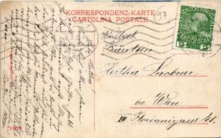 1913 Pola, Pula; Panorama / látkép / general view. G. Costalunga (EK)