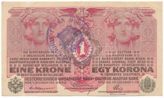 1916. 1K "1280 148861" hamis(?) szerb felülbélyegzéssel T:F Adamo K3