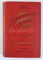 Prato, Katharina: Die süddeutsche Küche. Für Anfängerinnen und praktische Köchinnen zusammengestellt. Graz u. Wien: Styria, Egészoldalas és szövegközti képekkel gazdagon illusztrált, első néhány lapon folttal. Kiadói, festett egészvászon kötésben.