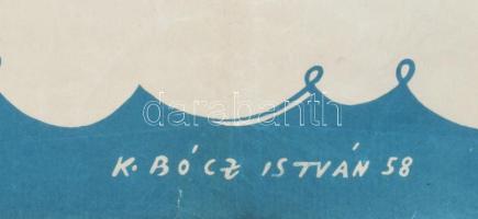 Köpeczi Bócz István (1919-1978): Nem vagyunk angyalok, Madách Színház Kamaraszínháza, 1958. Színházi...