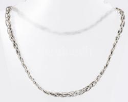 Ezüst (Ag) nyaklánc. jelzett, 900 ezrelékes, h: 44 cm, 30g