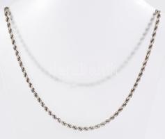 Ezüst (Ag) nyaklánc. jelzett, 900 ezrelékes, h: 49 cm, 20g